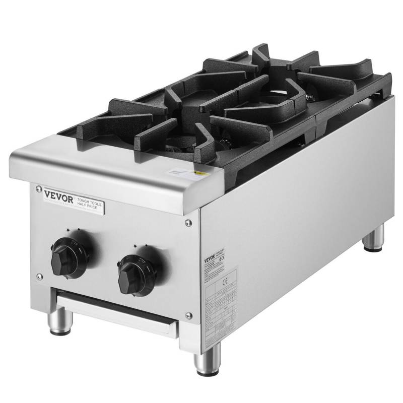 Dujinė viryklė su 2 kaitvietėmis0