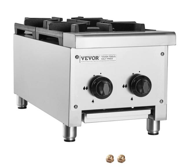 Dujinė viryklė su 2 kaitvietėmis8