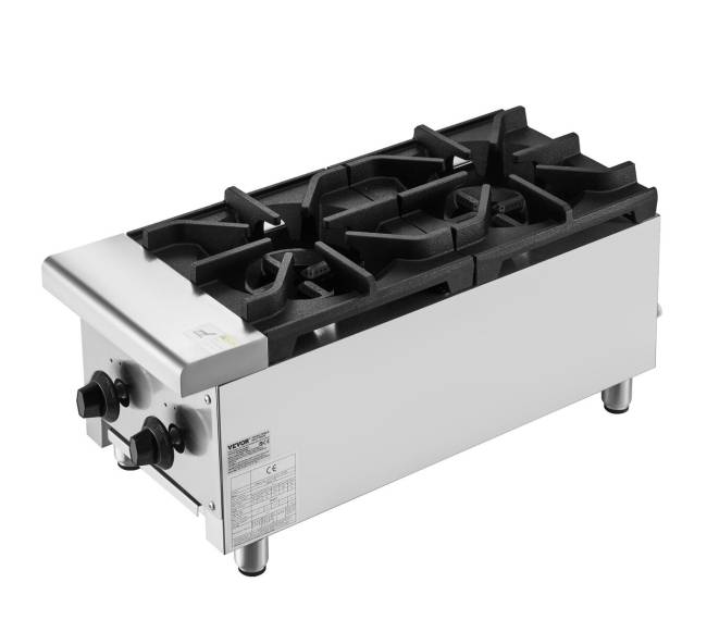 Dujinė viryklė su 2 kaitvietėmis10