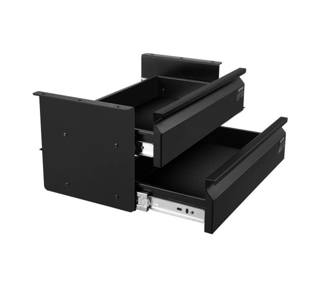 dviejų stalčių 40 cm stalčių organizatorius0