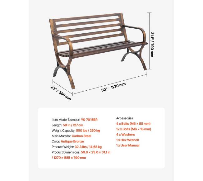lauko suoliukas su metaliniu rėmu6