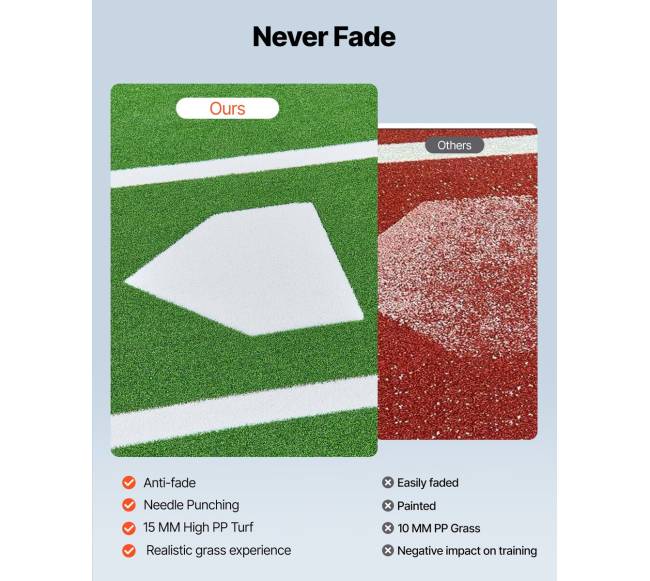 366x183cm beisbolo kilimėlis lauko treniruotėms2