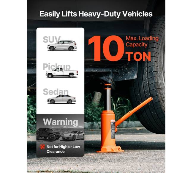 Hidraulinis butelinis domkratas automobiliams 10 t1