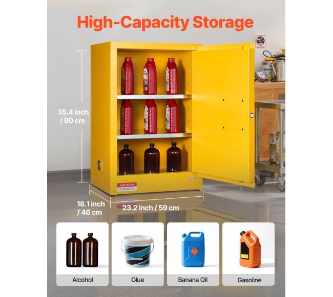 13 galonų degiųjų skysčių spintelė2