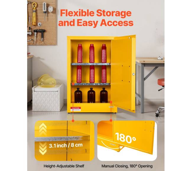 13 galonų degiųjų skysčių spintelė5