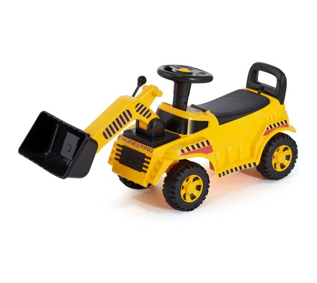 Vaikiška mašinėlė su kasimo kaušu ir talpykla0