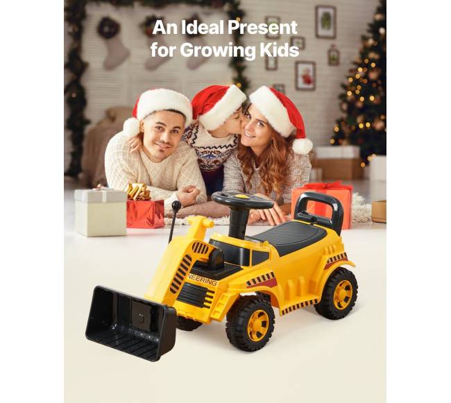 Vaikiška mašinėlė su kasimo kaušu ir talpykla6