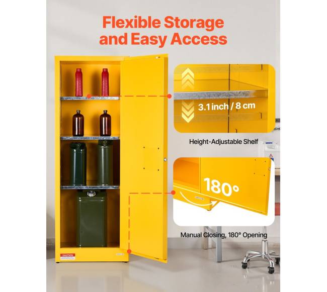 Degiau skysčių laikymo spinta su reguliuojama lentyna5