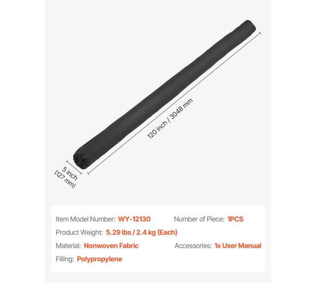 Nuosėdų filtras – 5 colių x 3 metrų6