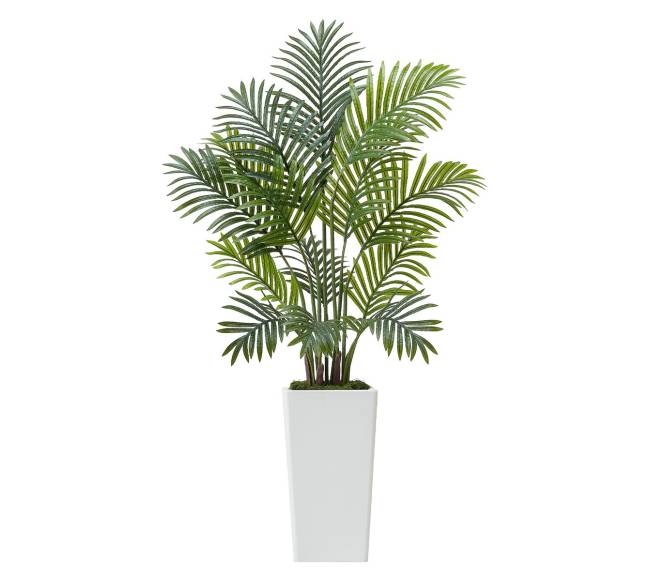 121 cm dirbtinės arekos palmės su vazonu8