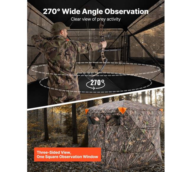 Permatoma medžioklės slėptuvė 4-5 žmonių1