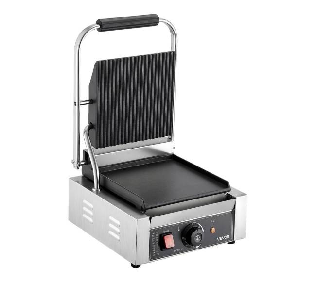 Kompaktiška panini grilio presas su plokštuma 22x23 cm8