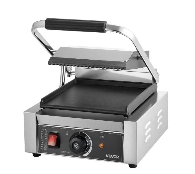 Kompaktiška panini grilio presas su plokštuma 22x23 cm9