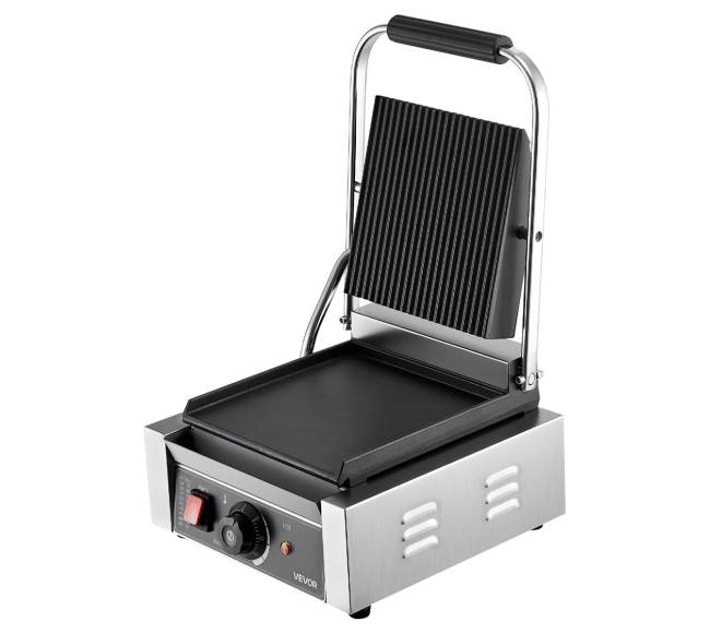Kompaktiška panini grilio presas su plokštuma 22x23 cm10