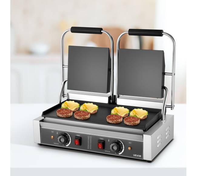 Komercinė panini presas grilio sumuštinių gaminimo aparatas7