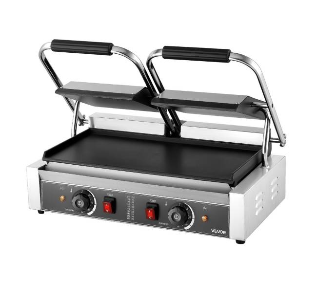 Komercinė panini presas grilio sumuštinių gaminimo aparatas9
