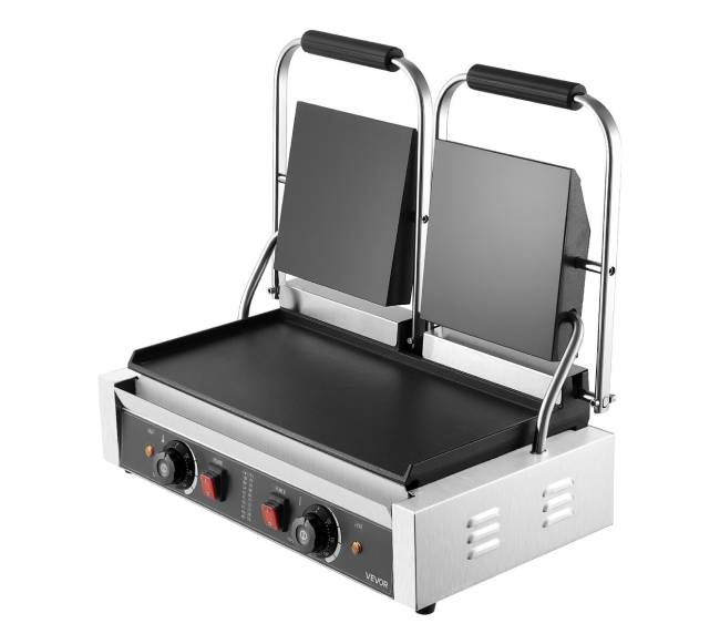Komercinė panini presas grilio sumuštinių gaminimo aparatas10