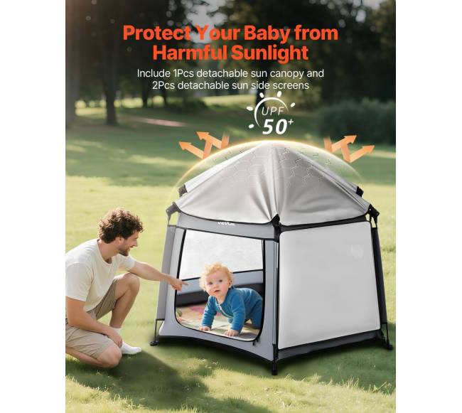 Nešiojama vaikiška tvorelė su UPF 50+ apsauga5