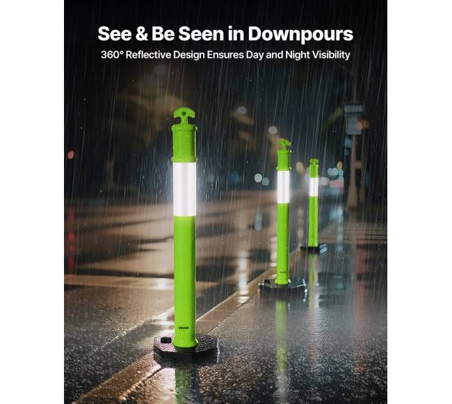 Trys eismo atskyrimo stulpeliai 1140 mm1