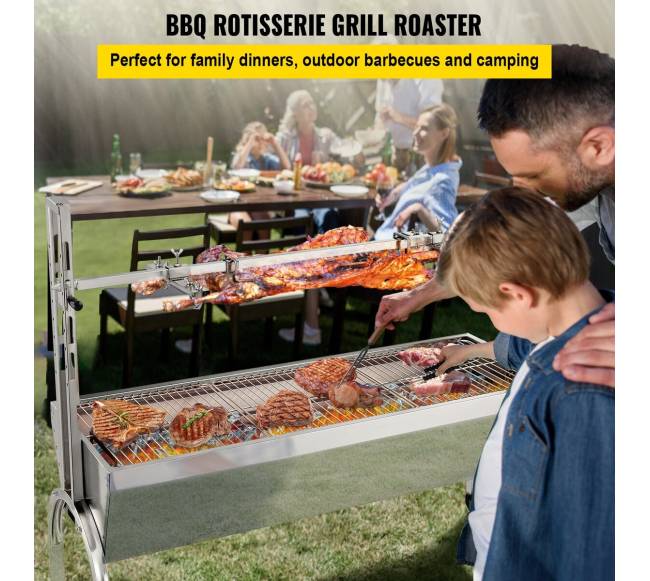 Nerūdijančio plieno grilis su varikliu1