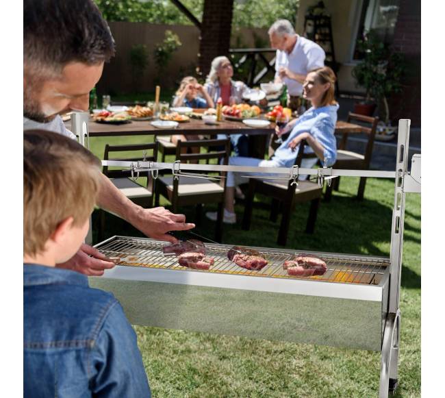 Nerūdijančio plieno grilis su varikliu7