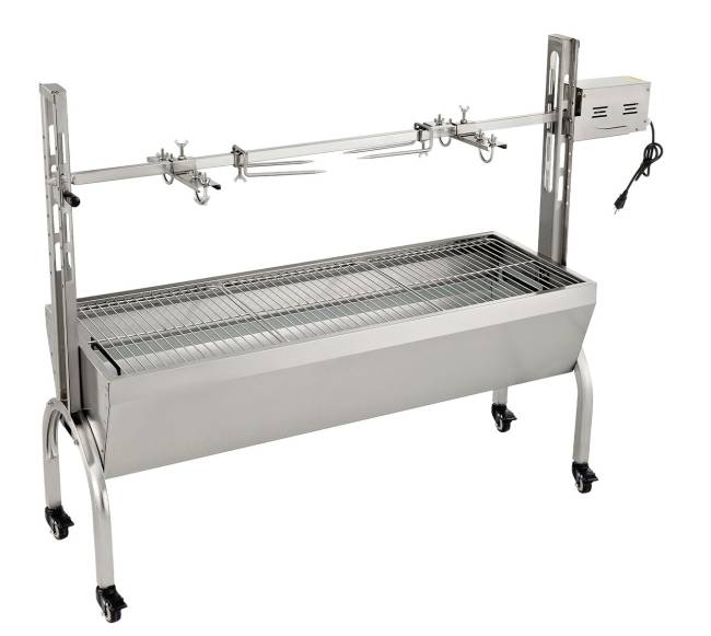 Nerūdijančio plieno grilis su varikliu9