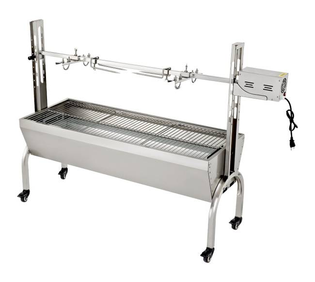 Nerūdijančio plieno grilis su varikliu10