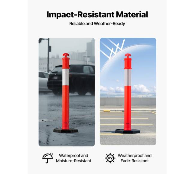 6 vnt. 1140 mm eismo stulpeliai su svoriu4