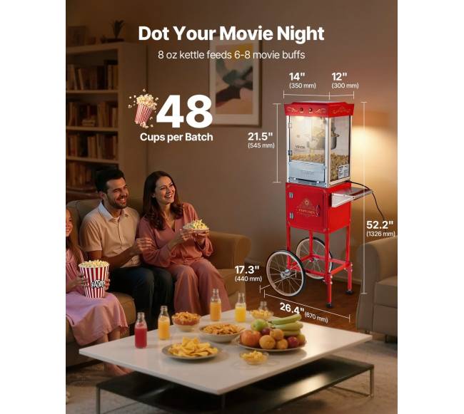 Spragėsių gaminimo aparatas su vežimėliu1