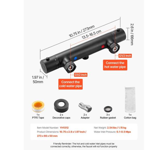 Termostatinis dušo čiaupo vožtuvas su elektroforezine danga5