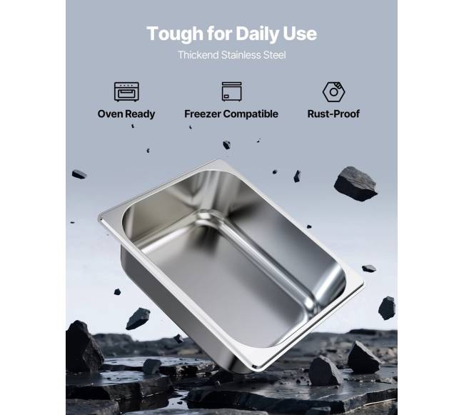 pusės dydžio viešbučių plieninės keptuvės1