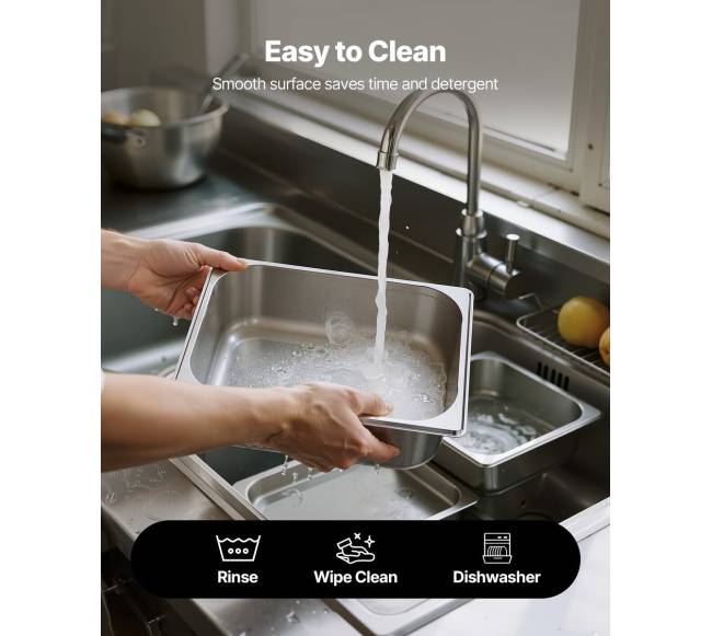 pusės dydžio viešbučių plieninės keptuvės5