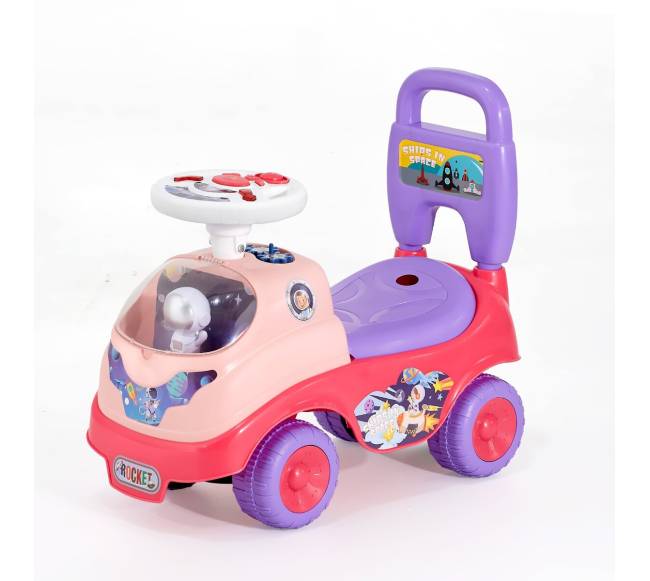 Vaikiška stūmimo mašina su signalizacija ir muzika0