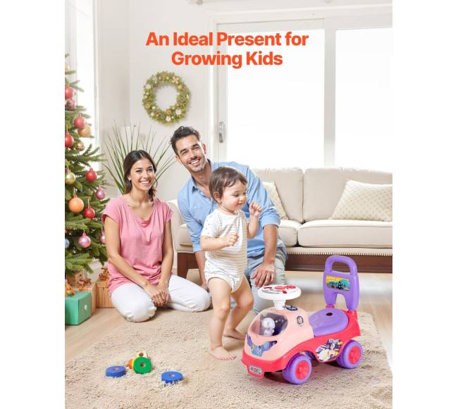 Vaikiška stūmimo mašina su signalizacija ir muzika6