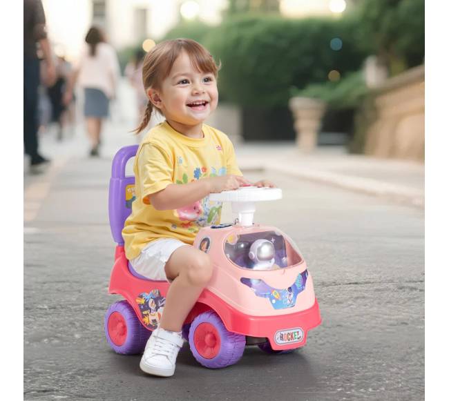 Vaikiška stūmimo mašina su signalizacija ir muzika7