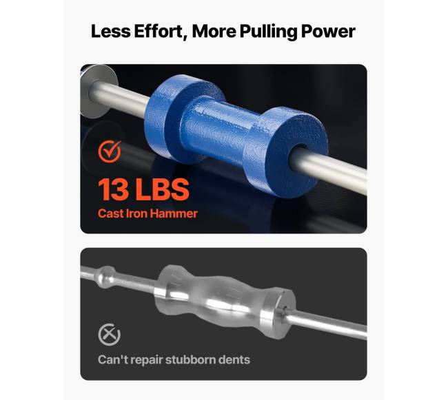 Automobilinių įdubimų traukimo rinkinys su slydimo plaktuku3