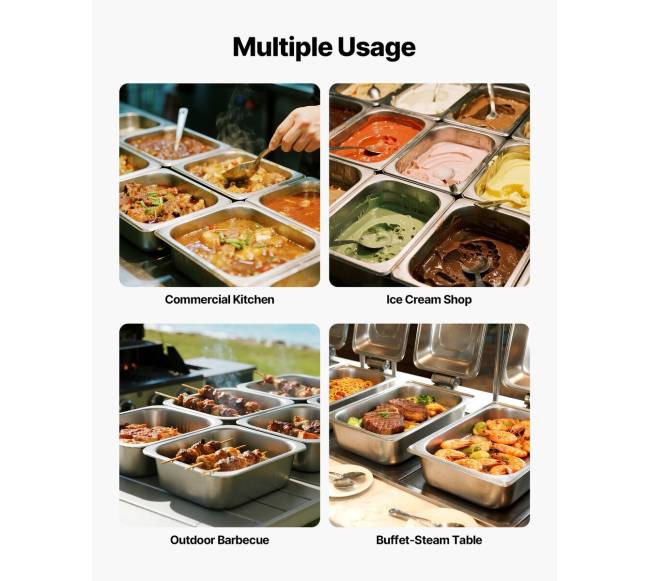 nerūdijančio plieno viešbučio padėklai su dangčiais6