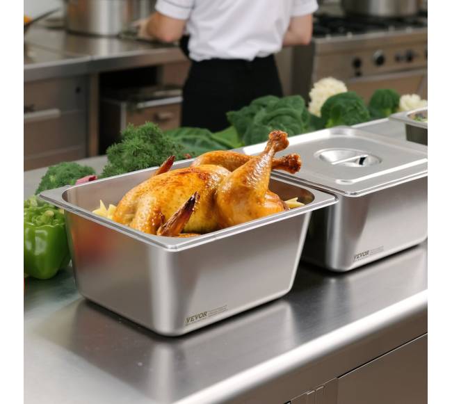 nerūdijančio plieno viešbučio padėklai su dangčiais7