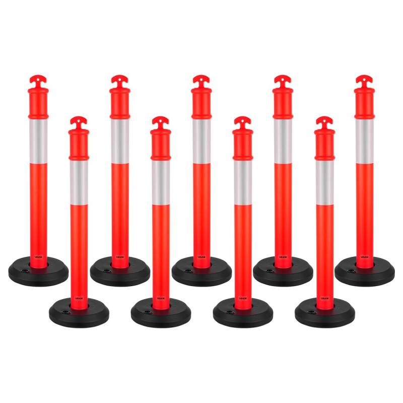 9 vnt. eismo statilios 1140 mm su užpildoma baze0