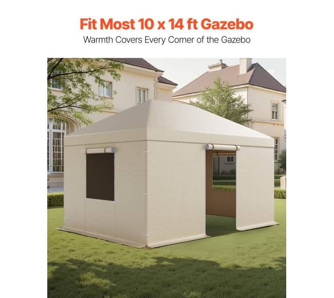 Žiemos pavėsinės uždangalas su sienelėmis ir langais1