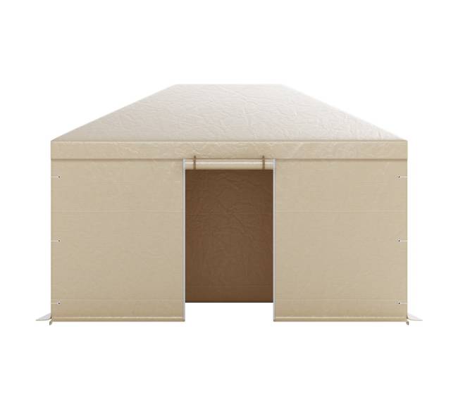 Žiemos pavėsinės uždangalas su sienelėmis ir langais9