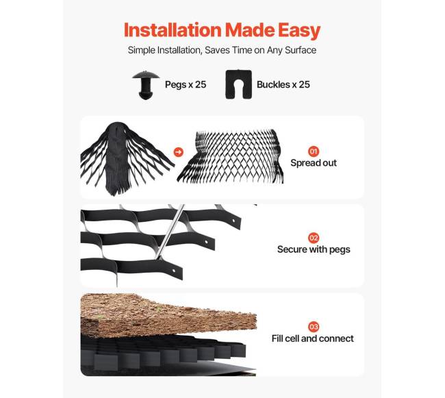 žemės tinklelis 50 mm gylio geotinklo plokštė5