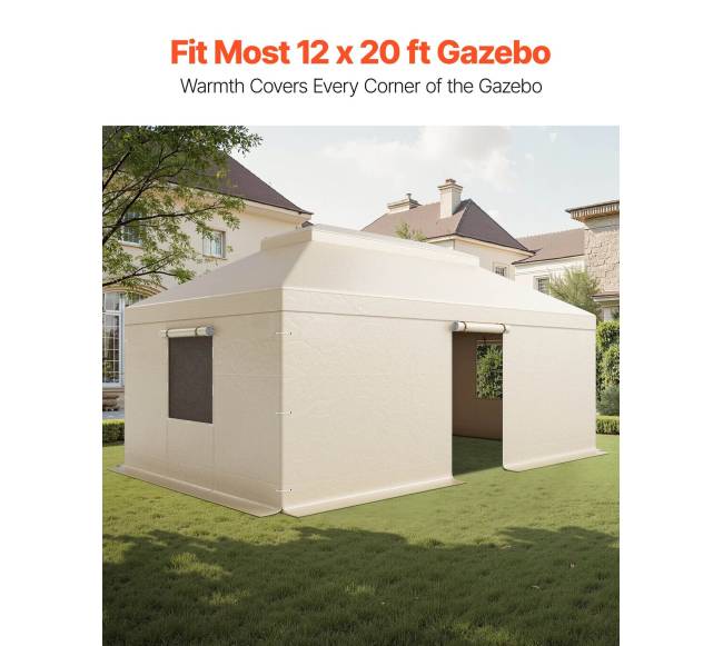 Žiemos pavėsinės uždangalas 3,66 x 6,10 m kietviršėms pavėsinėms1