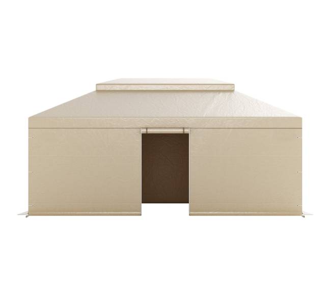 Žiemos pavėsinės uždangalas 3,66 x 6,10 m kietviršėms pavėsinėms9