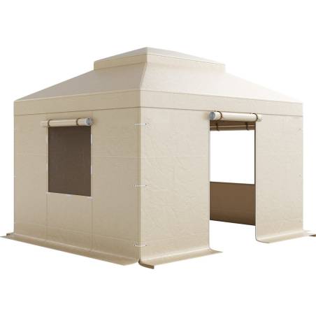 Žiemos pavėsinės uždangalas 3.05 x 3.65 m kietiems stogams0