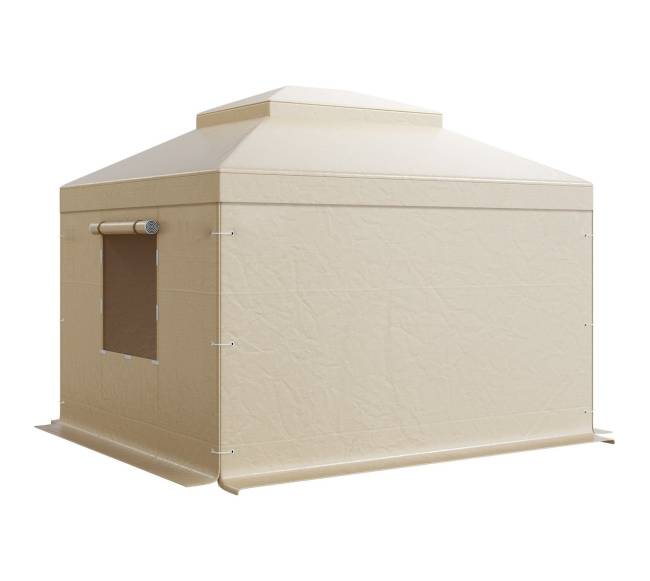 Žiemos pavėsinės uždangalas 3.05 x 3.65 m kietiems stogams10