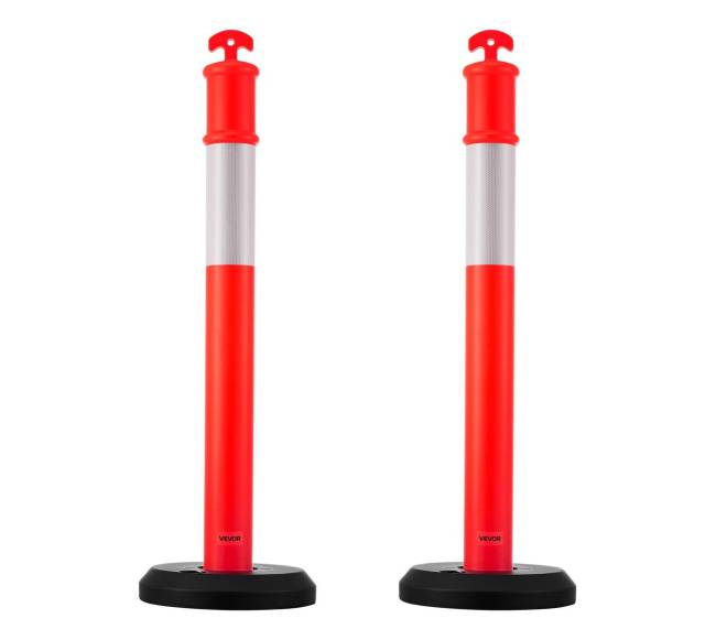 2 vnt. šviesą atspindinčių stulpelių su užpildu8