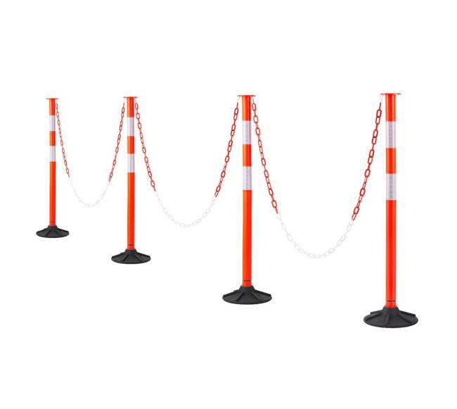 Kelių atskyrimo stulpeliai su svoriu, 4 vnt.8