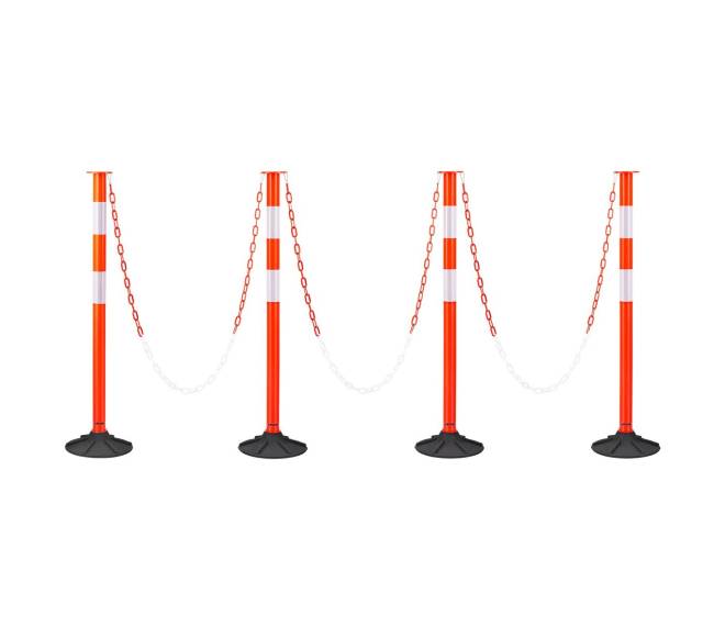 Kelių atskyrimo stulpeliai su svoriu, 4 vnt.9