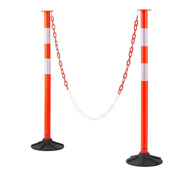 2 eismo atitvarų stulpai su svoriu9